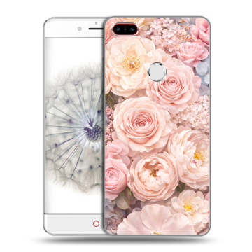 Пластиковый чехол на ZTE Nubia Z11 с принтом женский
