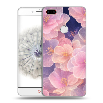 Пластиковый чехол на ZTE Nubia Z11 с принтом женский