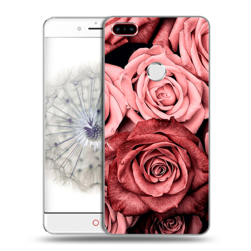 Пластиковый чехол на ZTE Nubia Z11 с принтом Цветы розы Пластиковый чехол на ZTE Nubia Z11 с принтом Цветы розы
