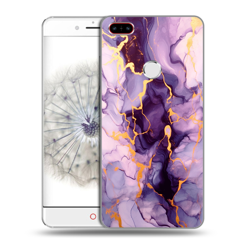 Пластиковый чехол на ZTE Nubia Z11 с принтом Мрамор Пластиковый чехол на ZTE Nubia Z11 с принтом Мрамор