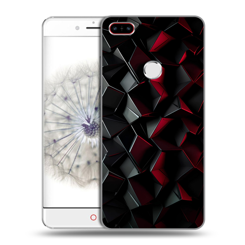 Пластиковый чехол на ZTE Nubia Z11 с принтом Абстракция Пластиковый чехол на ZTE Nubia Z11 с принтом Абстракция