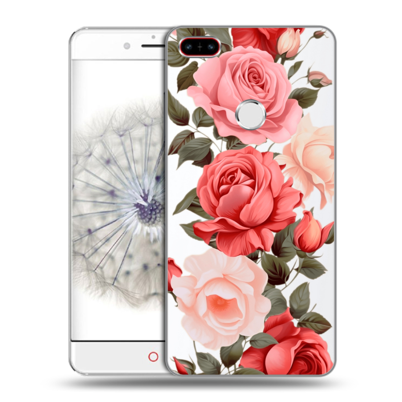 Пластиковый чехол на ZTE Nubia Z11 с принтом Розы Пластиковый чехол на ZTE Nubia Z11 с принтом Розы