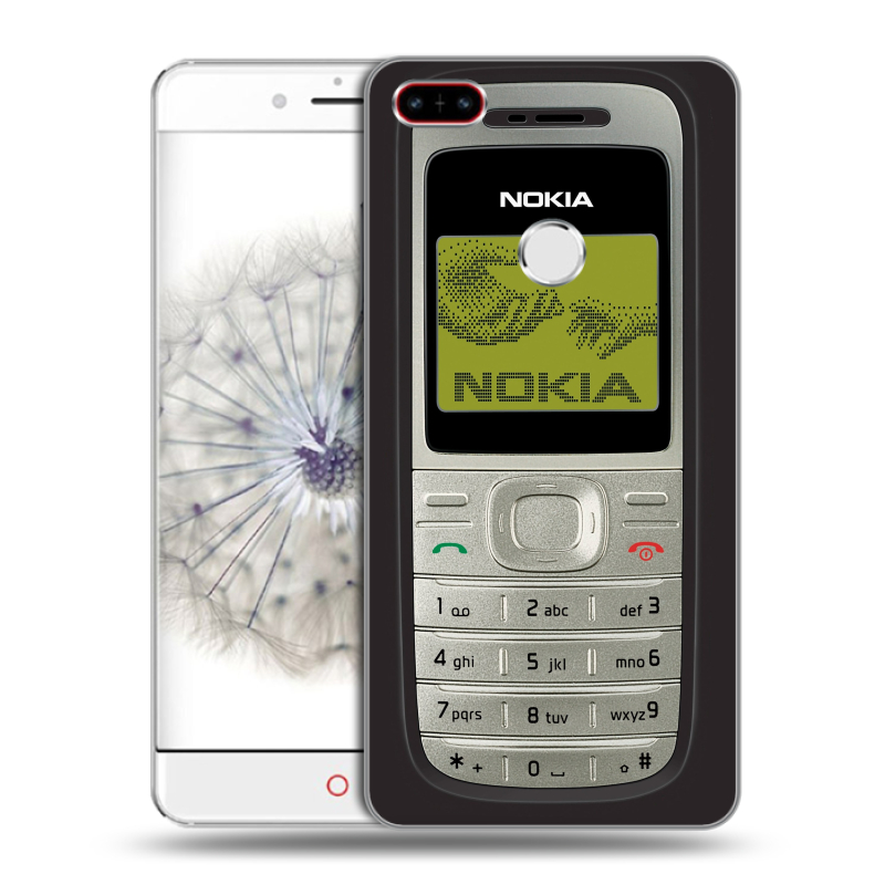 Пластиковый чехол на ZTE Nubia Z11 с принтом Ретро Нокия Пластиковый чехол на ZTE Nubia Z11 с принтом Ретро Нокия