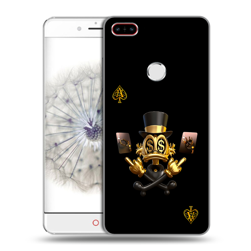 Пластиковый чехол на ZTE Nubia Z11 с принтом Золотой скрудж макдак Пластиковый чехол на ZTE Nubia Z11 с принтом Золотой скрудж макдак