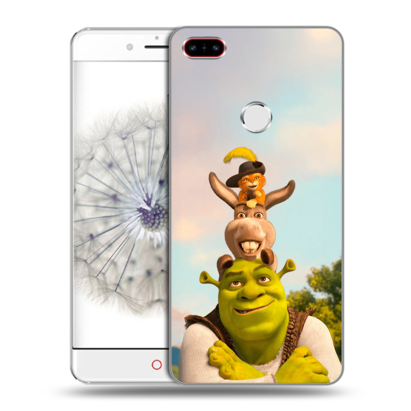Пластиковый чехол на ZTE Nubia Z11 с принтом Шрек Shrek Пластиковый чехол на ZTE Nubia Z11 с принтом Шрек Shrek