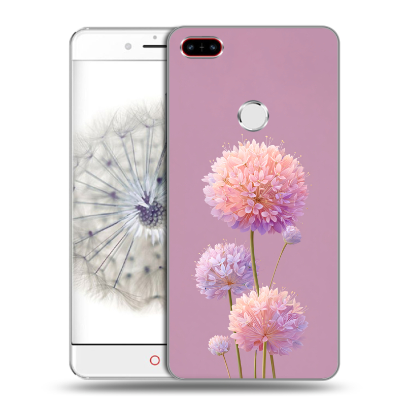 Пластиковый чехол на ZTE Nubia Z11 с принтом Цветы Пластиковый чехол на ZTE Nubia Z11 с принтом Цветы
