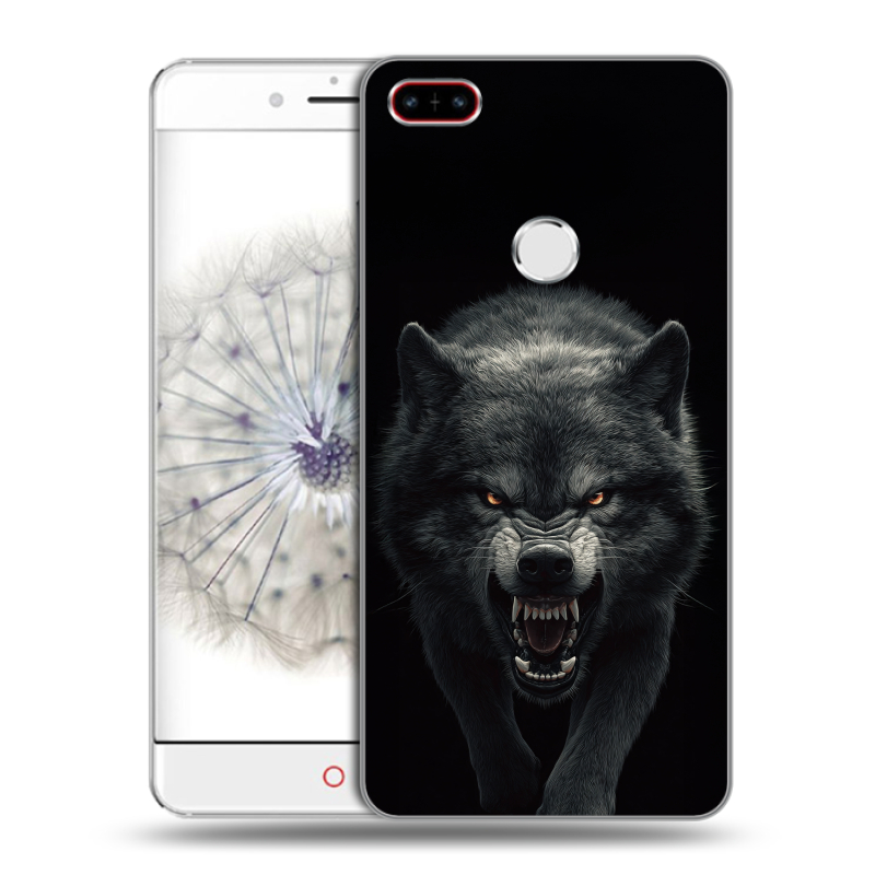 Пластиковый чехол на ZTE Nubia Z11 с принтом Волк Пластиковый чехол на ZTE Nubia Z11 с принтом Волк