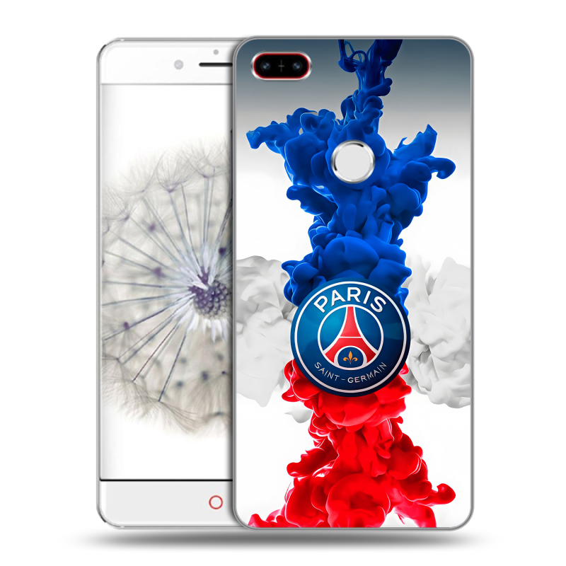 Пластиковый чехол на ZTE Nubia Z11 с принтом PSG ПСЖ Пластиковый чехол на ZTE Nubia Z11 с принтом PSG ПСЖ