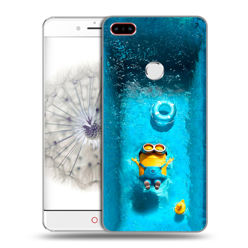 Пластиковый чехол на ZTE Nubia Z11 с принтом Миньоны Пластиковый чехол на ZTE Nubia Z11 с принтом Миньоны