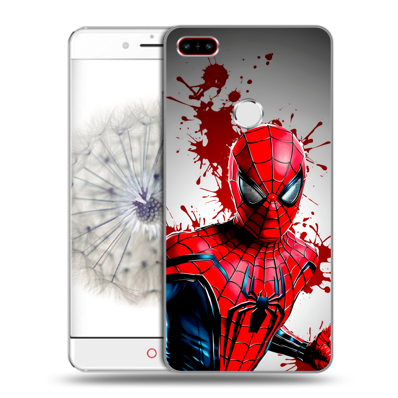 Пластиковый чехол на ZTE Nubia Z11 с принтом Spiderman Человек паук Пластиковый чехол на ZTE Nubia Z11 с принтом Spiderman Человек паук