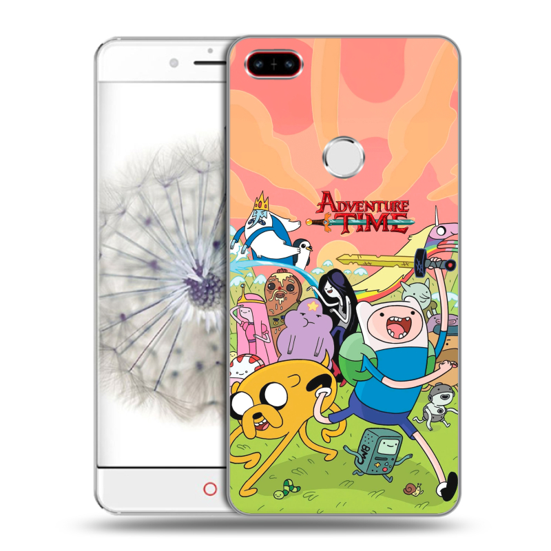 Пластиковый чехол на ZTE Nubia Z11 с принтом Adventure time Время приключений Пластиковый чехол на ZTE Nubia Z11 с принтом Adventure time Время приключений