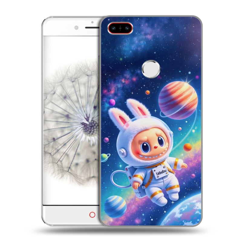 Пластиковый чехол на ZTE Nubia Z11 с принтом Labubu Лабубу Пластиковый чехол на ZTE Nubia Z11 с принтом Labubu Лабубу