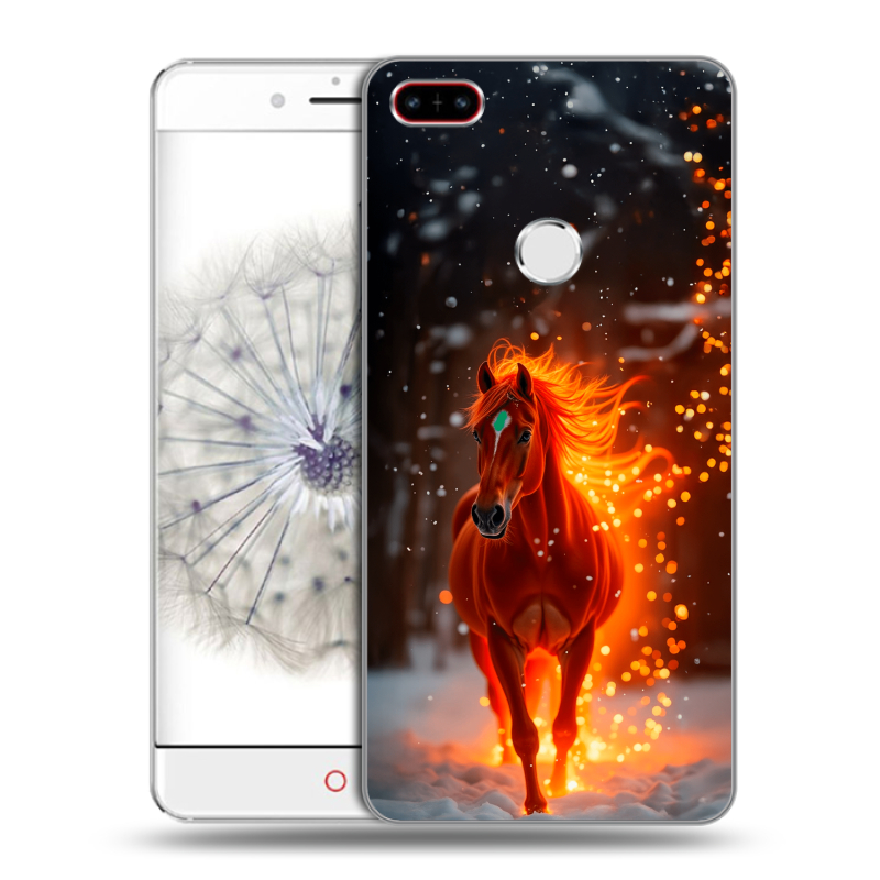 Пластиковый чехол на ZTE Nubia Z11 с принтом Новый год Пластиковый чехол на ZTE Nubia Z11 с принтом Новый год