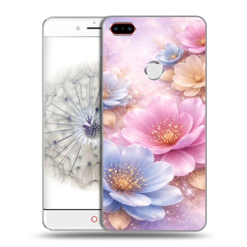 Пластиковый чехол на ZTE Nubia Z11 с принтом женский Пластиковый чехол на ZTE Nubia Z11 с принтом женский