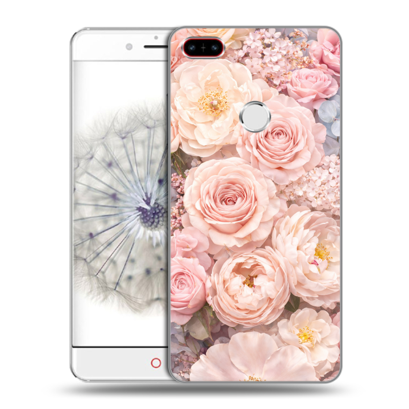 Пластиковый чехол на ZTE Nubia Z11 с принтом женский Пластиковый чехол на ZTE Nubia Z11 с принтом женский