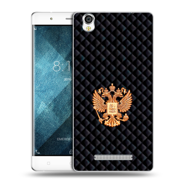 Пластиковый чехол на Blackview A8 с принтом Герб России принт