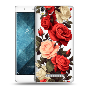 Пластиковый чехол на Blackview A8 с принтом Розы Пластиковый чехол на Blackview A8 с принтом Розы