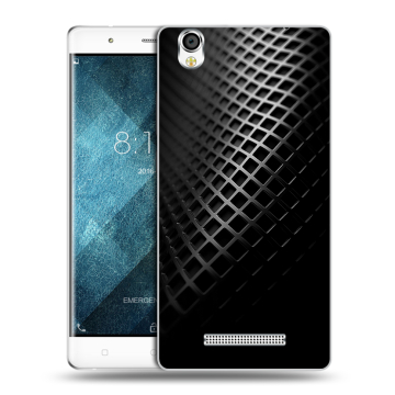 Пластиковый чехол на Blackview A8 с принтом Текстура металла