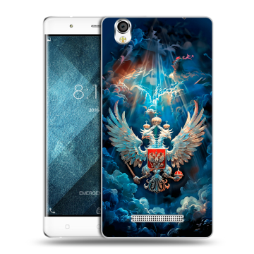 Пластиковый чехол на Blackview A8 с принтом Герб флаг России Пластиковый чехол на Blackview A8 с принтом Герб флаг России