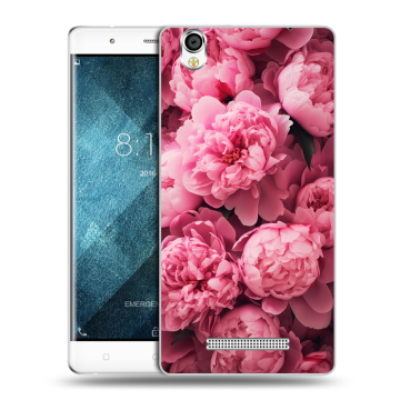Пластиковый чехол на Blackview A8 с принтом цветы пионы Пластиковый чехол на Blackview A8 с принтом цветы пионы