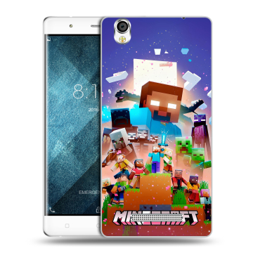 Пластиковый чехол на Blackview A8 с принтом Майнкрафт Minecraft Пластиковый чехол на Blackview A8 с принтом Майнкрафт Minecraft