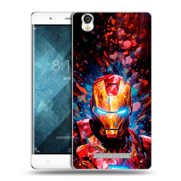 Пластиковый чехол на Blackview A8 с принтом Железный человек Ironman Пластиковый чехол на Blackview A8 с принтом Железный человек Ironman