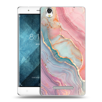Пластиковый чехол на Blackview A8 с принтом розовый мрамор Пластиковый чехол на Blackview A8 с принтом розовый мрамор