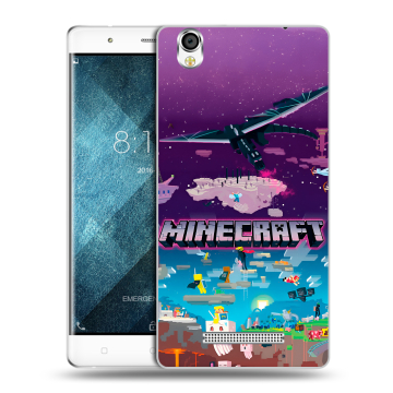 Пластиковый чехол на Blackview A8 с принтом Майнкрафт Minecraft Пластиковый чехол на Blackview A8 с принтом Майнкрафт Minecraft