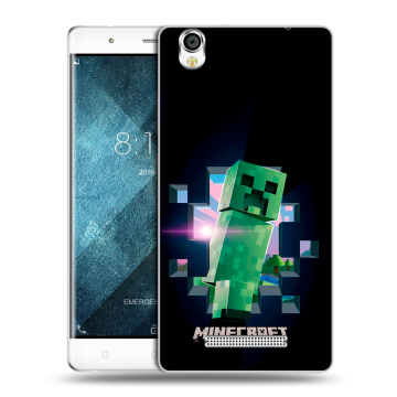Пластиковый чехол на Blackview A8 с принтом Майнкрафт Minecraft Пластиковый чехол на Blackview A8 с принтом Майнкрафт Minecraft