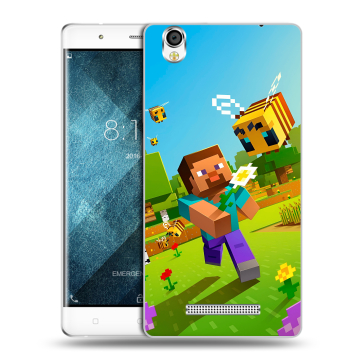 Пластиковый чехол на Blackview A8 с принтом Майнкрафт Minecraft