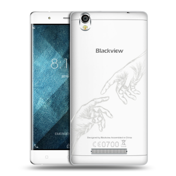 Пластиковый чехол на Blackview A8 с принтом Сотворение мира