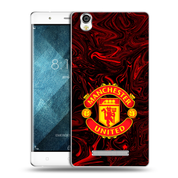 Пластиковый чехол на Blackview A8 с принтом Manchester United