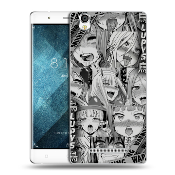 Пластиковый чехол на Blackview A8 с принтом Ahegao Ахегао Аниме