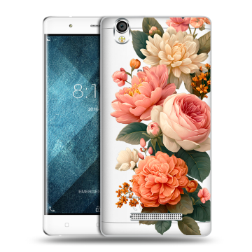 Пластиковый чехол на Blackview A8 с принтом цветы