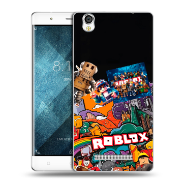 Пластиковый чехол на Blackview A8 с принтом Roblox Роблокс
