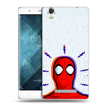 Пластиковый чехол на Blackview A8 с принтом Spiderman Человек паук
