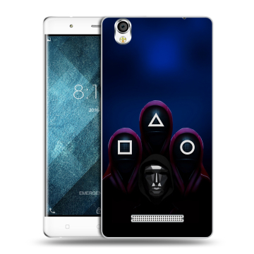 Пластиковый чехол на Blackview A8 с принтом Игра Кальмара