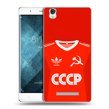 Пластиковый чехол на Blackview A8 с принтом Флаг Герб СССР