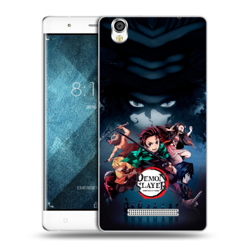 Пластиковый чехол на Blackview A8 с принтом Demon Slayer Клинок рассекающий демонов Пластиковый чехол на Blackview A8 с принтом Demon Slayer Клинок рассекающий демонов