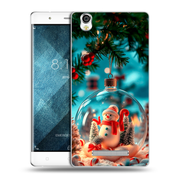 Пластиковый чехол на Blackview A8 с принтом Новый год