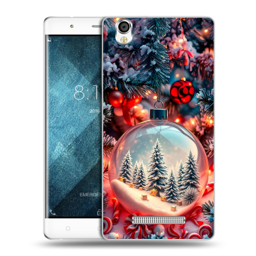 Пластиковый чехол на Blackview A8 с принтом Новый год