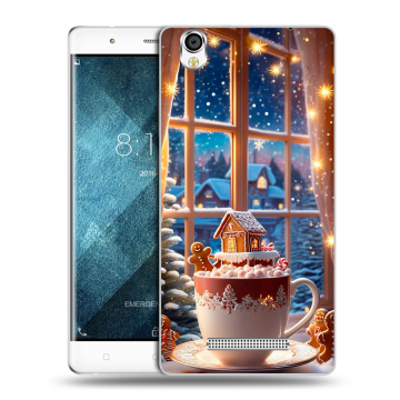 Пластиковый чехол на Blackview A8 с принтом Новый год