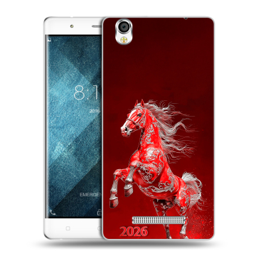 Пластиковый чехол на Blackview A8 с принтом Новый год