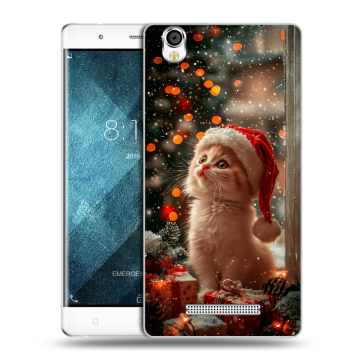 Пластиковый чехол на Blackview A8 с принтом Новый год