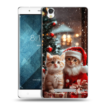 Пластиковый чехол на Blackview A8 с принтом Новый год