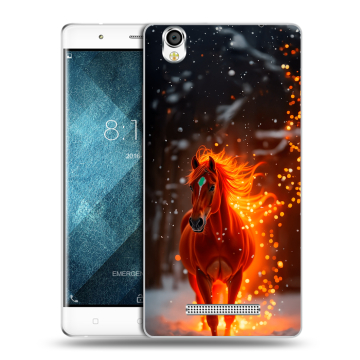 Пластиковый чехол на Blackview A8 с принтом Новый год