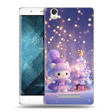 Пластиковый чехол на Blackview A8 с принтом Новый год