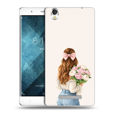 Пластиковый чехол на Blackview A8 с принтом женский Пластиковый чехол на Blackview A8 с принтом женский