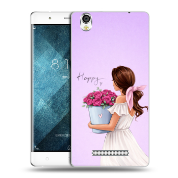 Пластиковый чехол на Blackview A8 с принтом женский Пластиковый чехол на Blackview A8 с принтом женский