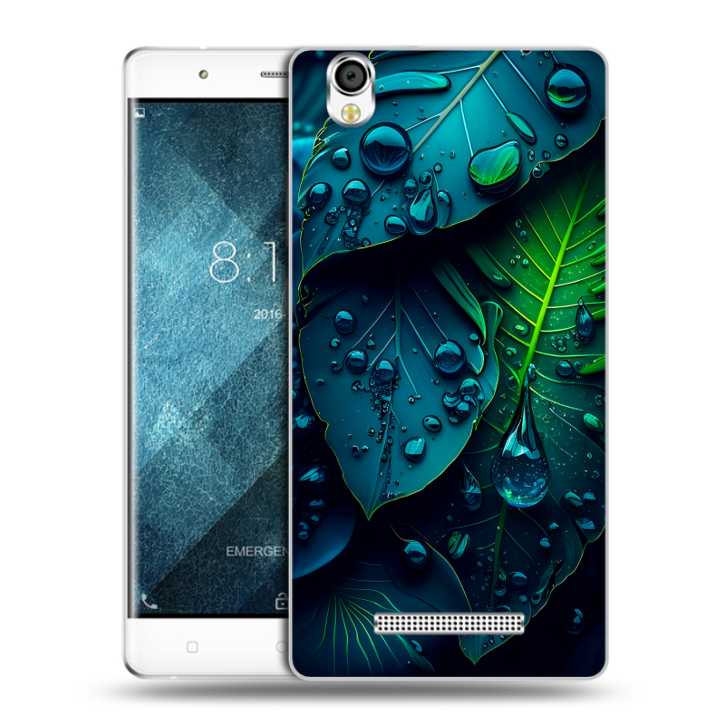 Пластиковый чехол на Blackview A8 с принтом Листья Пластиковый чехол на Blackview A8 с принтом Листья